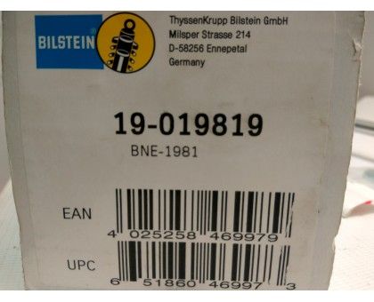 Задний газомасляный амортизатор Бильштайн (19-019819) на БМВ 3 (E30)