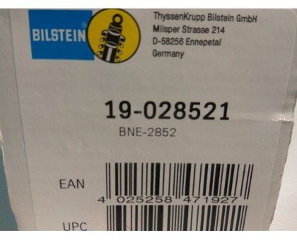 Задний газомасляный амортизатор Бильштайн (19-028521) на Фольксваген Транспортер Т4 (до 1000 кг)