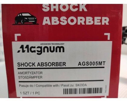 Задний газомасляный амортизатор Magnum (AGS005MT) Skoda Favorit