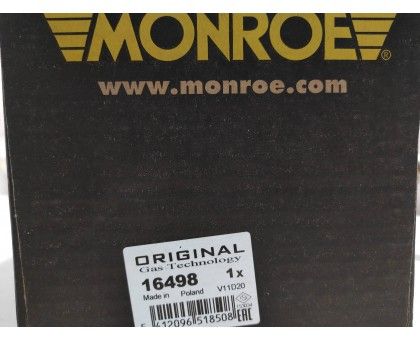 Передний газомасляный амортизатор Монро (16498) на Шкода Суперб 2 с 2008