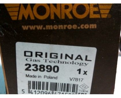 Задний газомасляный амортизатор Монро (23890) на Фольксваген Гольф 4