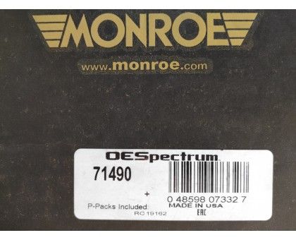 Передний правый газомасляный амортизатор Monroe (71490) Lexus ES (2002-)