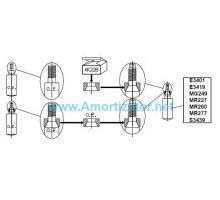 Передний амортизатор MONROE (E3419) CITROEN SAXO, PEUGEOT 106, газомасляный