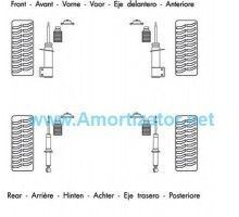 Передний амортизатор MONROE (M0869342) , 