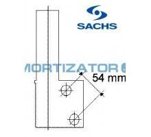 Амортизатор SACHS 170124, RENAULT CLIO I (B/C57_, 5/357_), передний, масляный