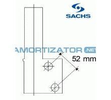 Амортизатор SACHS 170155, RENAULT CLIO I (B/C57_, 5/357_), передній, газомасляний
