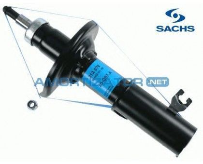 Амортизатор SACHS 312676, MAZDA 323 CV (BA), MAZDA 323 PV (BA), MAZDA 323 PV (BA), MAZDA 323 SV (BA), передній лівий, газомасляний