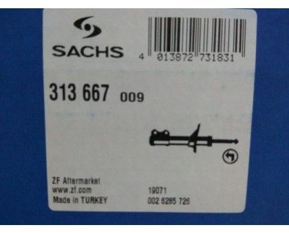 Амортизатор SACHS 313667, VOLVO C30, VOLVO S40 II (MS), VOLVO V50 (MW), передній лівий, газомасляний