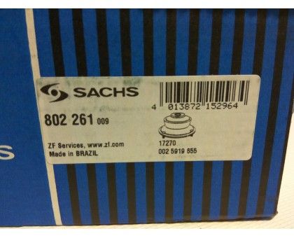 Опора и опорный подшипник переднего амортизатора SACHS 802261