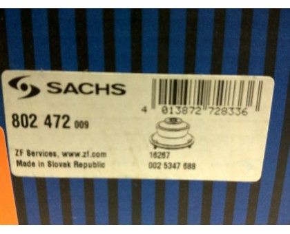 Опора и опорный подшипник переднего амортизатора SACHS 802472
