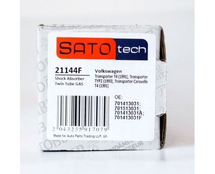 Передний газомасляный амортизатор SATO tech (21144F) VW Transporter T4 (1990-2003)