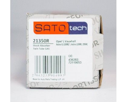 Задний газомасляный амортизатор SATO tech (21350R) Opel Astra G (1998-2004) универсал