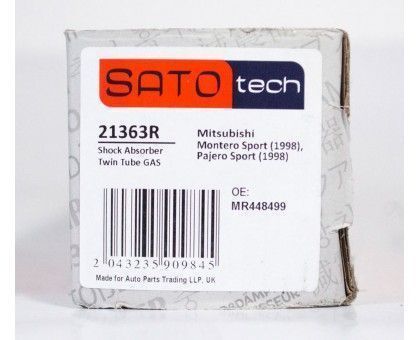 Задний газомасляный амортизатор SATO tech (21363R) Mitsubishi Pajero Sport с 1998