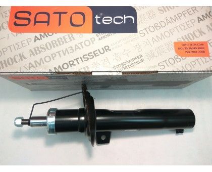Передний газомасляный амортизатор SATO tech (21753F) Audi A3 с 2003 (55 мм)