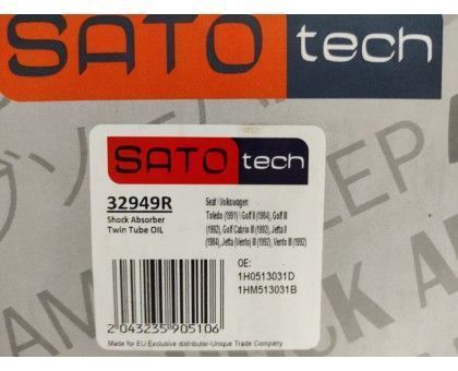 Задний масляный амортизатор SATO tech (32949R) VW Vento