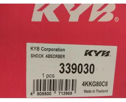 Передній лівий газомасляний амортизатор Каяба (339030) на Деу Джентра Передній лівий газомасляний амортизатор Каяба (339030) на Деу Джентра
