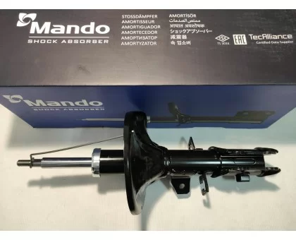 Передний левый газомасляный амортизатор Mando (A00101) на KIA Cerato I (2004-2008) Передний левый газомасляный амортизатор Mando (A00101) на KIA Cerato I (2004-2008)