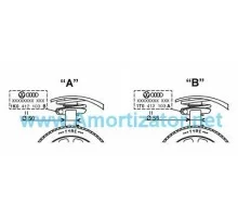 Передній амортизатор MONROE (5550081) VW GOLF PLUS, VW GOLF, VW JETTA,