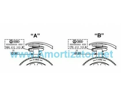 Передний амортизатор MONROE (G16497) AUDI A3, газомасляный Передний амортизатор MONROE (G16497) AUDI A3, газомасляный