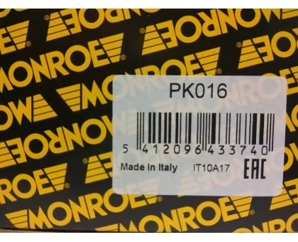 Пильовики та відбійники амортизатора MONROE PK016 Пильовики та відбійники амортизатора MONROE PK016