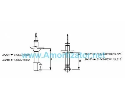 Передний амортизатор MONROE (R11060) AUSTIN MAESTRO, AUSTIN MONTEGO, ROVER MAESTRO, ROVER MONTEGO, масляный
