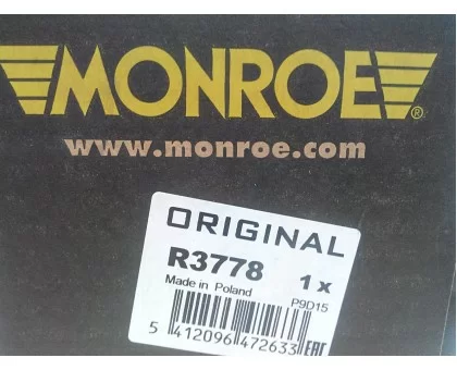Задній масляний амортизатор Monroe (R3778) Audi 80 B4 (1991-1995)