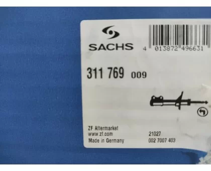 Амортизатор SACHS 311769, BMW 7 (E65, E66), передній лівий, газомасляний