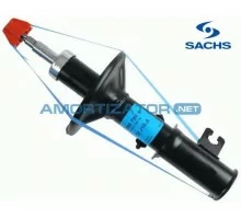 Амортизатор SACHS 290780, MITSUBISHI COLT IV (CA_A), MITSUBISHI LANCER V, передний левый, газомасляный